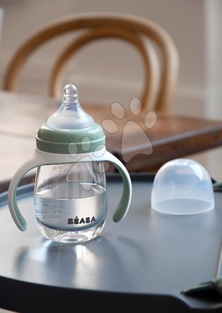 Dojčenské potreby - Fľaša Bidon na učenie pitia 2in1 Training Bottle Beaba _1