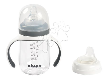 Beaba - Sticlă Bidon pentru a-i învăța pe copii să bea 2in1 Training Bottle Beaba