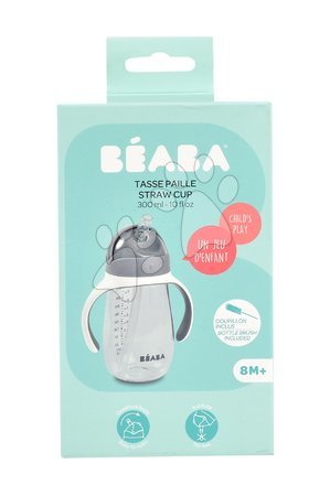 Kinderbecher - Bidon Flasche zum Trinken lernen Straw Cup Beaba - 7