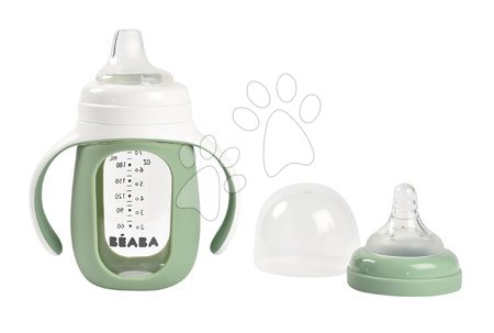 Kinderbecher - Bidon Flasche zum Trinken lernen 2in1 Training Bottle Beaba - 3