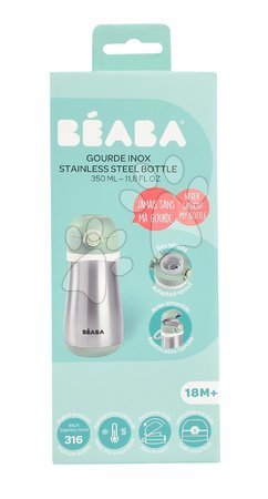 Gyerek itatópoharak - Ivó palack Bidon dupla falú Stainless Steel Bottle Beaba - 7