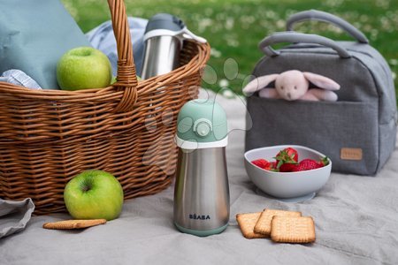 Dětské hrnky - Láhev Bidon s dvojitými stěnami Stainless Steel Bottle Beaba - 6