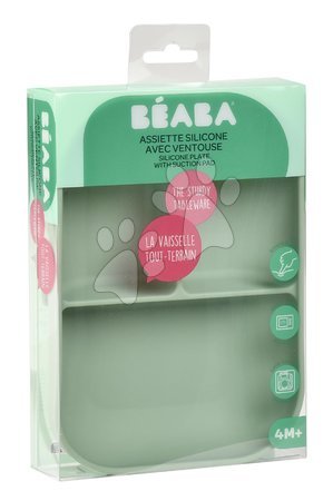 Tányérok és tálkák - Babatányér Silicone Suction Plate Beaba - 4