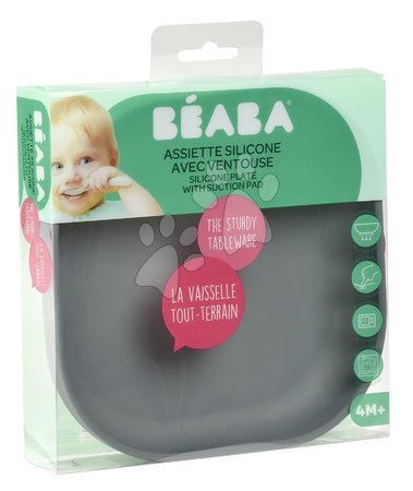 Tányérok és tálkák - Babatányér Silicone Suction Plate Beaba - 6