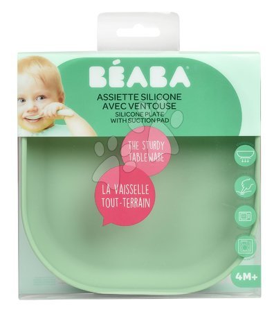 Dojčenské potreby - Tanier pre bábätká Silicone Suction Plate Beaba_1