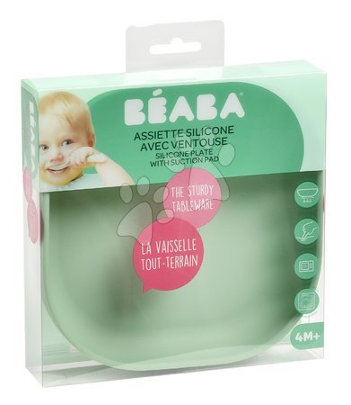 Tányérok és tálkák - Babatányér Silicone Suction Plate Beaba - 2