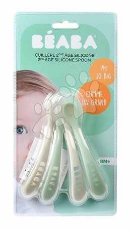 Baby cutlery - Ergonomic spoons 2nd Age Silicone Spoons Beaba - 2