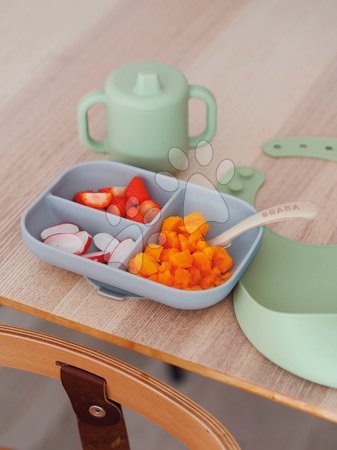 Babaétkészletek - Étkezőgarnitúra Silicone Meal Essentials Set Beaba - 6