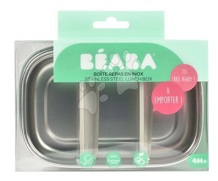 Contenitori e stampini per alimenti - Box merenda Stainless Steel Lunch Box Beaba - 5