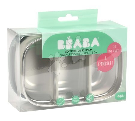 Contenitori e stampini per alimenti - Box merenda Stainless Steel Lunch Box Beaba - 6