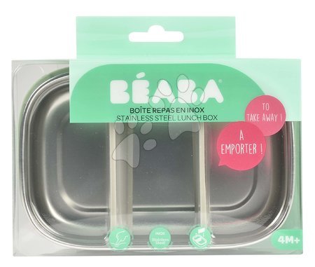 Contenitori e stampini per alimenti - Box merenda Stainless Steel Lunch Box Beaba - 5