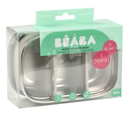 Contenitori e stampini per alimenti - Box merenda Stainless Steel Lunch Box Beaba - 6