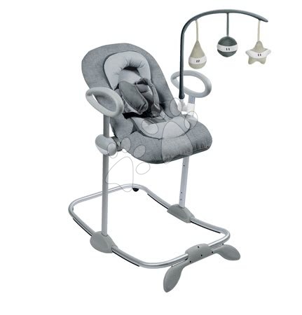 Bouncers - Adjustable lounger Up & Down Bouncer III Heather grey Beaba - 2