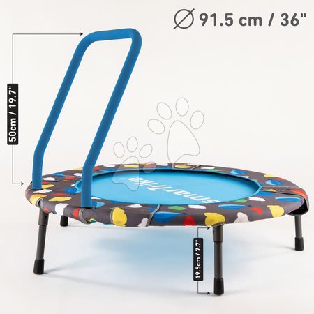 Trampolines pour enfants - Trampoline pour enfants 3v1 Jump smarTrike - 5