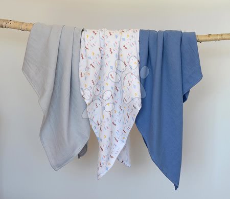 Pelenkák - Textil pelenkák pamut muszlinból  Cotton Muslin Cloths Beaba - 4