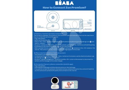 Pour bébés - Moniteur vidéo bébé électronique Zen Premium Beaba - 24