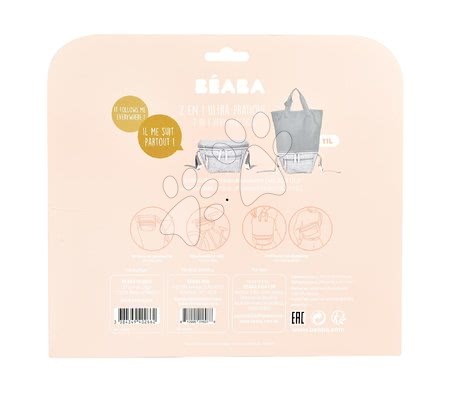 Nappy changing bags - Changing bag as a belt Biarritz Changing Black Bag Beaba - 24