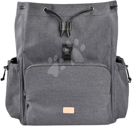 Pelenkázótáskák babakocsikhoz - Pelenkázó hátizsák Vancouver Backpack Dark Grey Beaba  - 12