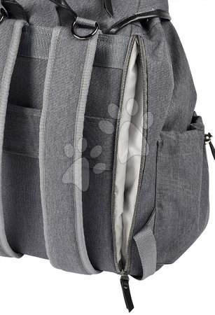 Pelenkázótáskák babakocsikhoz - Pelenkázó hátizsák Vancouver Backpack Dark Grey Beaba  - 13