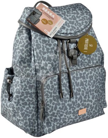 Nappy changing bags - Diaper bag as a backpack Vancouver Backpack Dark Cherry Blossom Beaba - 17