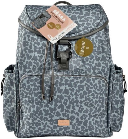 Přebalovací tašky ke kočárkům - Přebalovací taška jako batoh Vancouver Backpack Dark Cherry Blossom Beaba - 30