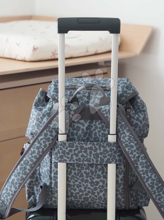 Nappy changing bags - Diaper bag as a backpack Vancouver Backpack Dark Cherry Blossom Beaba - 7