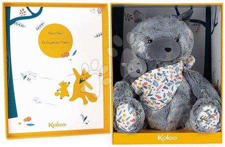 Od 0 do 3 měsíců - Plyšová máma vlčice s mláďátkem Linoo Mummy Wolf Plush Louise Kaloo - 6