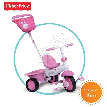 Triciklik 10 hónapos kortól - Tricikli Fisher-Price Elite Pink smarTrike - 2