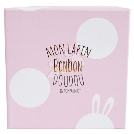 Babykleidung - Babyhausschuhe mit Hasenrassel Lapin Bonbon Doudou et Compagnie - 3