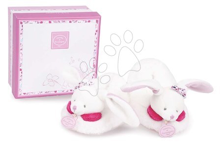 Baby clothing - Slippers for the little ones with a rattle Lapin Cerise Doudou et Compagnie - 2