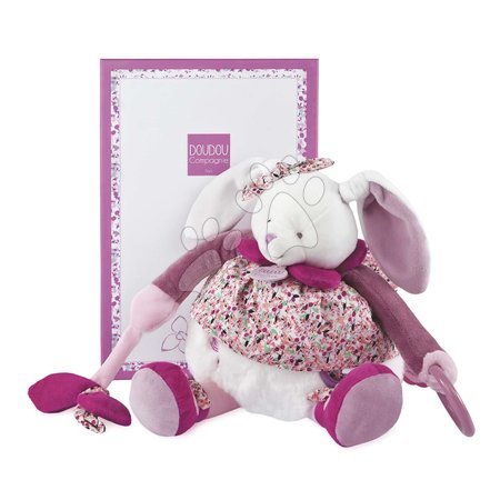 Plyšoví zajíci - Plyšový zajíček Activity Doll Lapin Cerise Doudou et Compagnie - 6