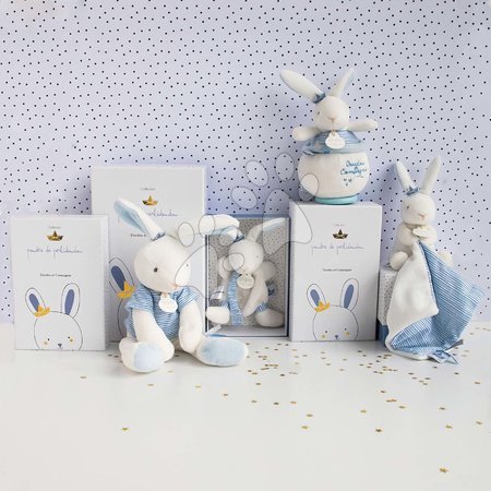 Plyšoví zajíci - Plyšový zajíček s klipem na dudlík Bunny Sailor Perlidoudou Doudou et Compagnie - 3