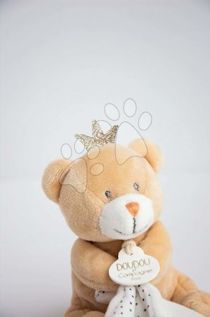 Comforters - Plush teddy bear for cuddling Bear Little King Perlidoudou Doudou et Compagnie - 2