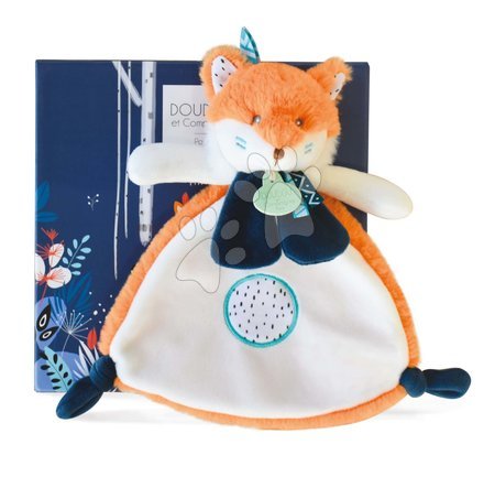 Hračky pre najmenších - Plyšová líška na maznanie Fox Tiwipi Doudou et Compagnie_1