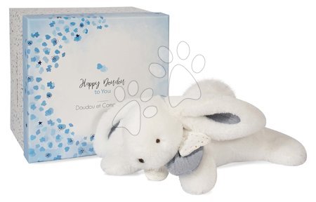 Plišasti zajčki - Plišasti zajček Bunny Happy Glossy Doudou et Compagnie - 6