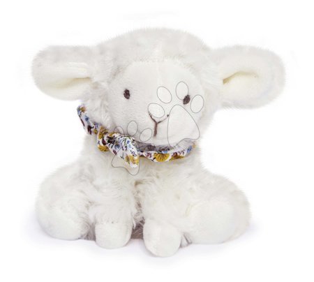 Pluszowe zwierzątka - Pluszowa owieczka Lamb Scrunchie Doudou et Compagnie - 5