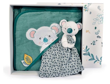 Bath towels - Hooded towel for the little ones Yoca le Koala Doudou et Compagnie - 2