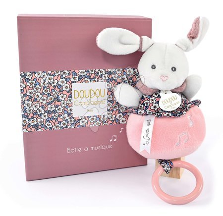 Pluszowe zajączki - Pluszowy króliczek z melodią Music Box Boh'aime Doudou et Compagnie - 2