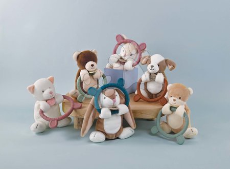 Hochets et jouets de dentition - Animal en peluche avec anneau de dentition Houlahop Doudou et Compagnie - 7