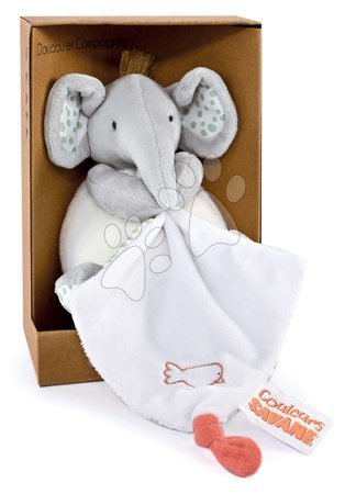 Comforters - Plush elephant for cuddling Couleurs Savane Doudou et Compagnie - 2