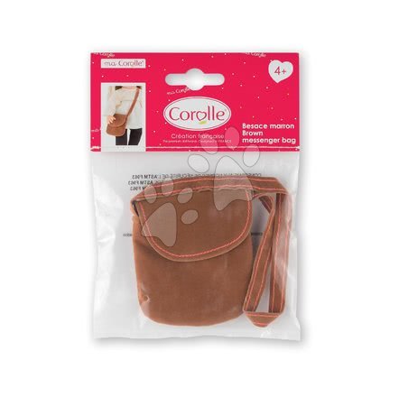 Oblečení pro panenky - Kabelka přes rameno Messenger Bag Brown Ma Corolle - 2