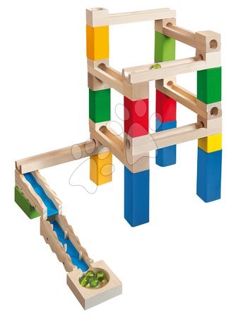 Fa építőjátékok Eichhorn - Fa építőjáték labirintus Large Marble Run Construction Set Eichhorn - 2