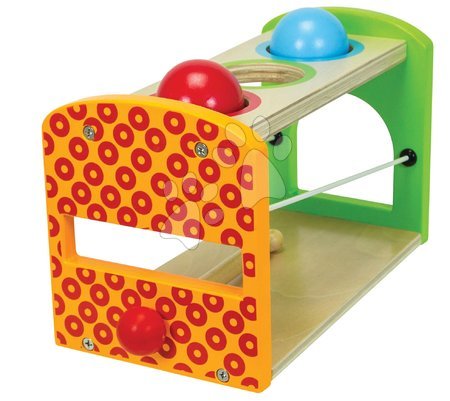 Dětské hudební nástroje - Dřevěný Xylofon Color Xylophone Hammering Bench Eichhorn - 2