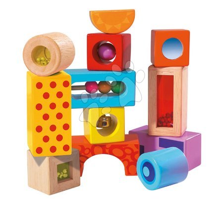 Cubetti in legno - Mattoncini in legno con audio Color Tinkling Blocks Eichhorn - 2