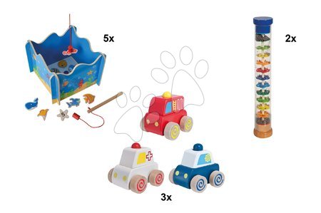 Macchine in legno - Macchina in legno con audio Squeaky Cars Eichhorn  - 9