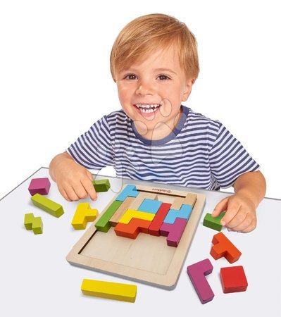 Jouets didactiques en bois - Puzzle en bois Eichhorn Shape Game - 8