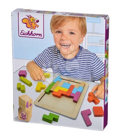 Jouets didactiques en bois - Puzzle en bois Eichhorn Shape Game - 9