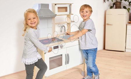 Fa játékkonyhák - Fa elektronikus játékkonyha Play Kitchen Eichhorn  - 15