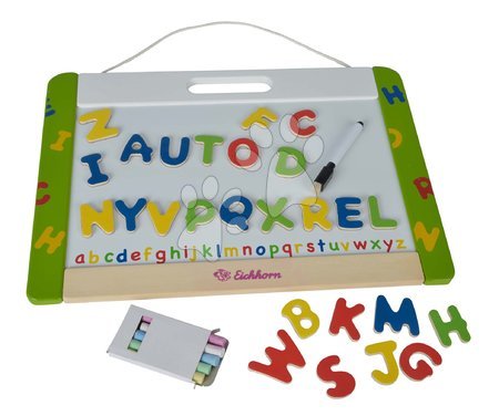 Tablice szkolne  - Drewniana tablica magnetyczna Hanging Magnetic Board Eichhorn  - 2