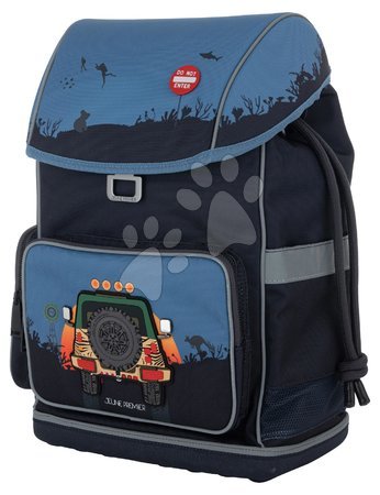 Iskolai hátizsákok - Iskolai hátizsák nagy Ergonomic Backpack Jungle Jeep Jeune Premier - 9